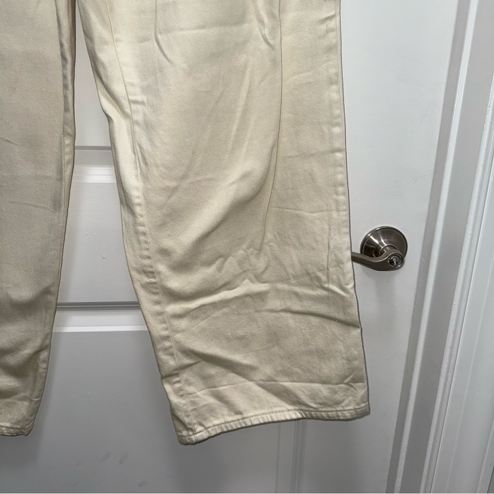 Target Universal Thread Off White Relaxed Wide Leg Jeans - Picture 3 of 8
